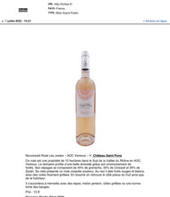 Charger l'image dans la galerie, Les Justes Rosé - AOC Ventoux 2024 Vin Biologique HVE